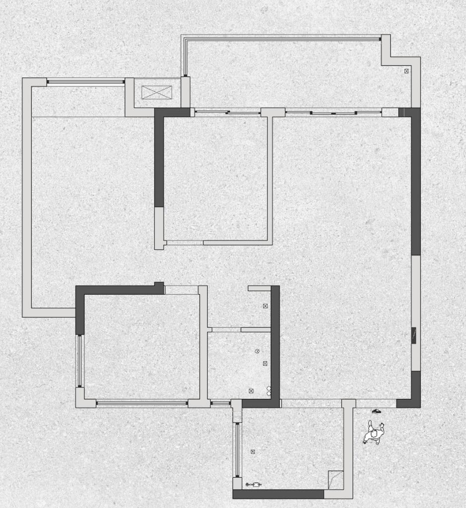 参观她117㎡新家,墙面不刷乳胶漆,也不要踢脚线,反而很高级