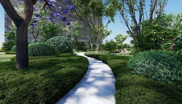 地产园林景观设计中植物的选择与使用 建科园林景观