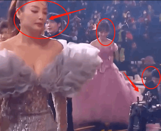 杨紫|肖战帮杨紫提裙摆,真性情还是营业,镜头中张雨绮的眼神说明一切