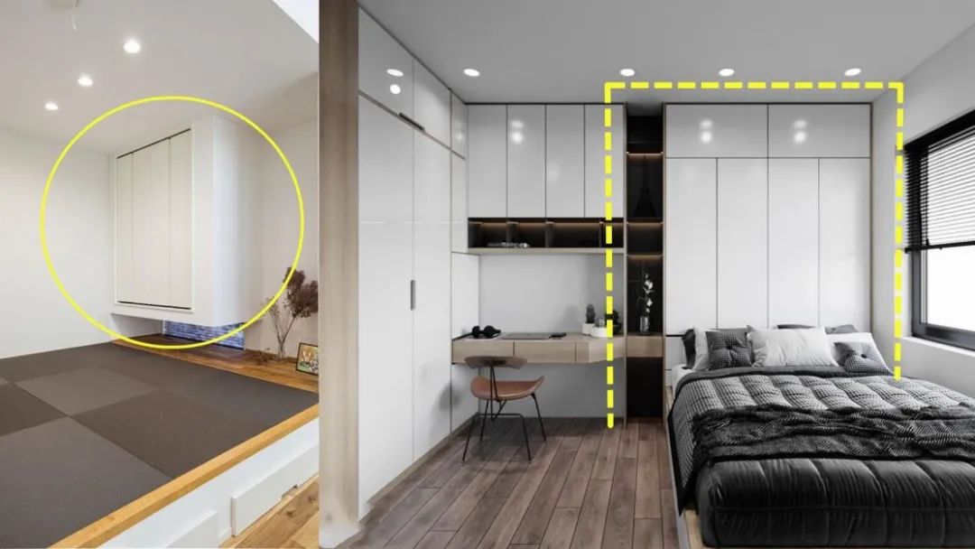 时尚装修设计大全|同样是在榻榻米床头做收纳,日本跟国内的差距不小,这次我选后者