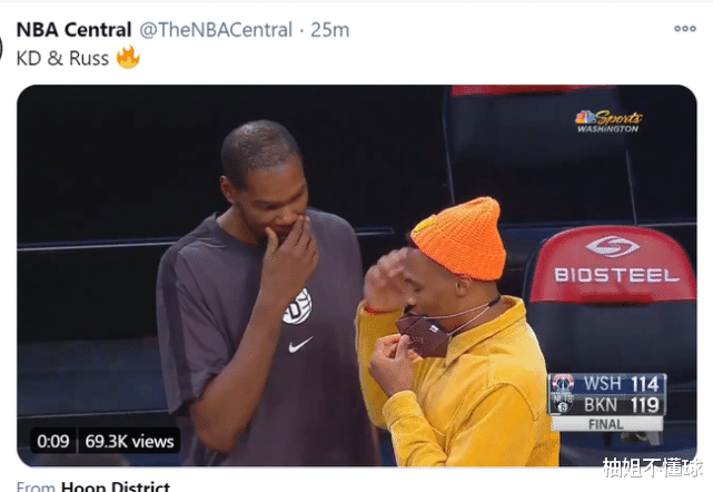 威斯布鲁克|太唏嘘！杜兰特：我二弟天下无敌，16年的恨直到现在韦少都还没放下