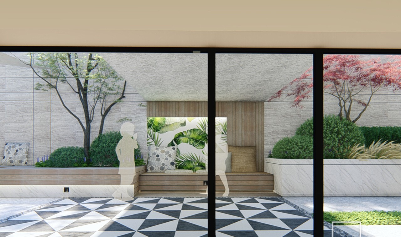 打造一个，建在地面下的“下沉式庭院”花园，比传统院落更实用