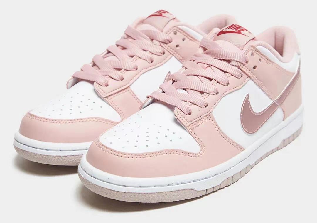 柒的球鞋日记|DUNK LOW  Pink Velvet  天鹅绒  白粉