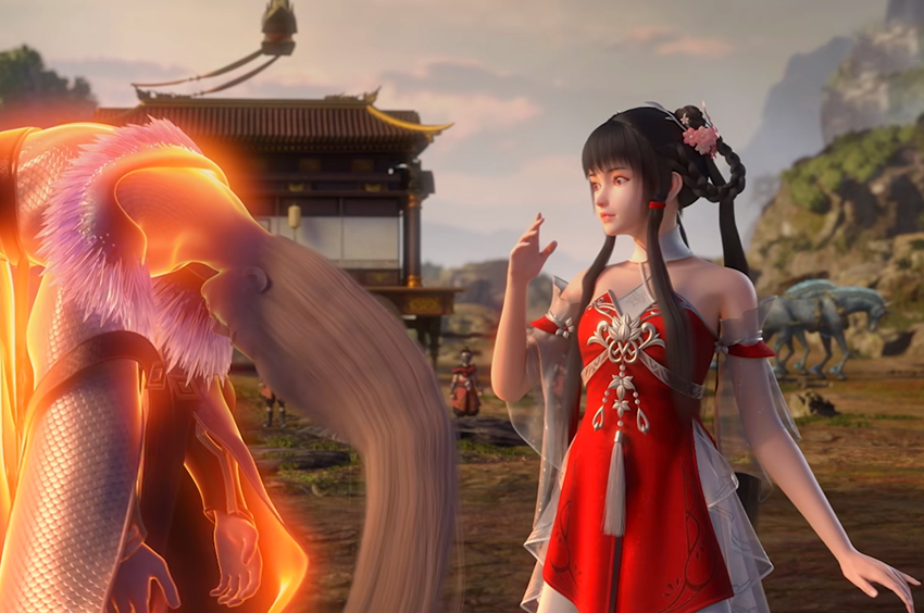 acgn漫评|完美世界:石昊打火灵儿屁股,还说她太胖要减肥,气得她火龙咆哮