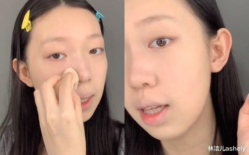 林洁儿ashely 没想到浪漫的背后都是额头换来的，秦海璐录节目晒到额头都脱皮了