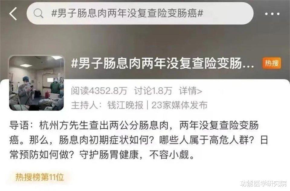 功能医学研究院 一文读懂息肉、结节、增生、囊肿,稍有不慎可“致命”