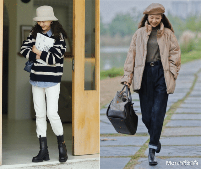 Mon巧搭时尚 今年流行“平头靴”，修腿显瘦还时髦，脚宽的女生不穿一次真可惜