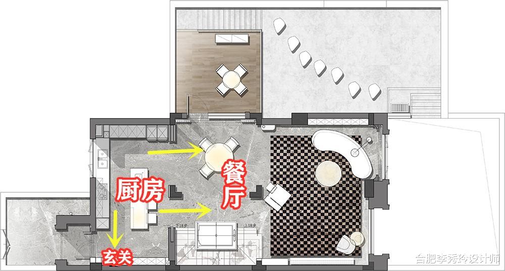 双动线的厨房到底有多香?与“双厅”连通不用绕圈,下厨事半功倍