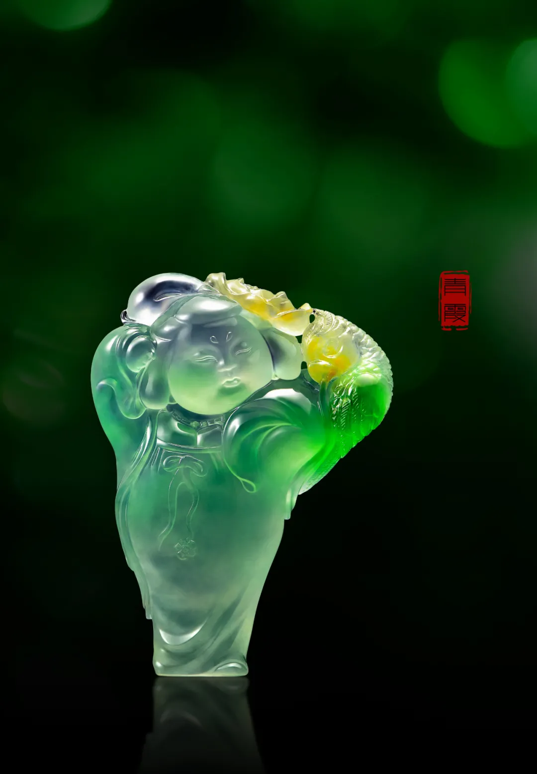 翡翠|青霞奇意，言志高也｜青霞翡翠工作室