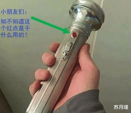 苏月瑾 “谁知道这个红点是干什么用的？答案让人意想不到，哈哈哈哈哈”