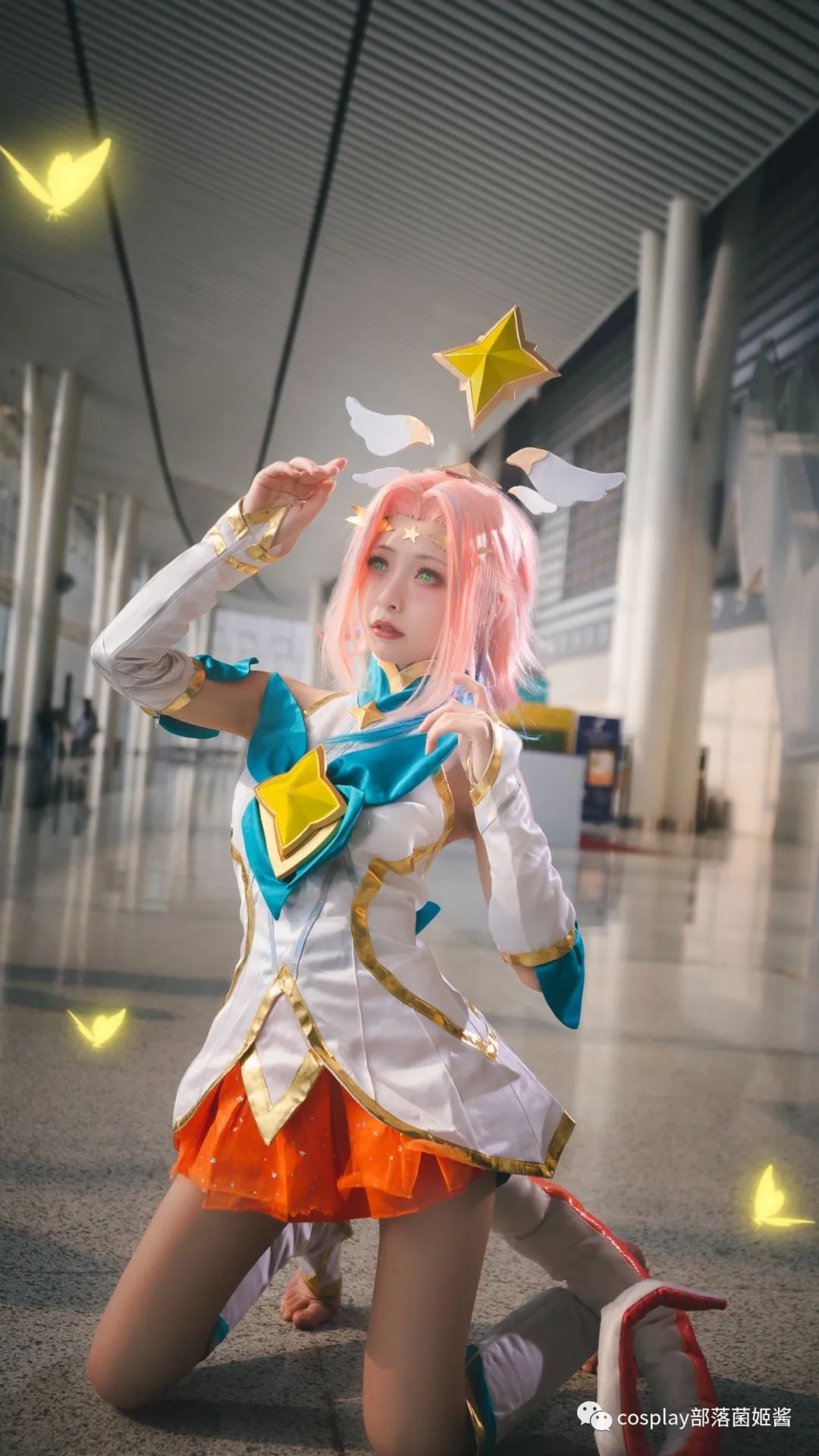 星之守护者|cos:英雄联盟星之守护者妮蔻cos正片@傻喵