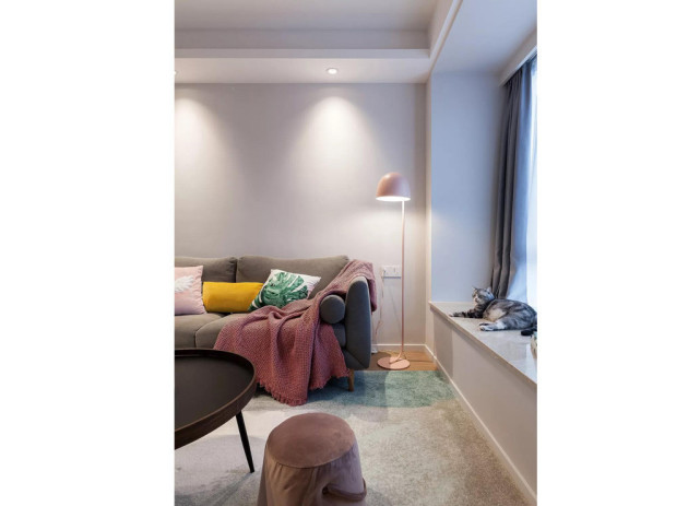 |76平米的现代风装修,这套三居室简直就是让人宁静的心灵港湾