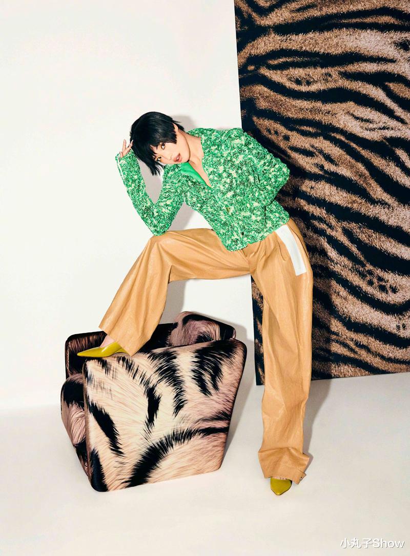 舒淇|气场两米八！45岁舒淇拍时尚大片，短发造型又酷又飒，不愧是女神