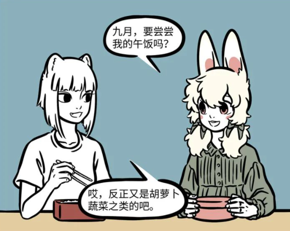 非人哉|非人哉：小玉原型是兔子，居然爱吃肉？关于小玉饮食的那些事！