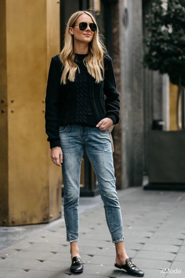 itMode|九分裤+平底鞋，才是早秋最潮搭配！