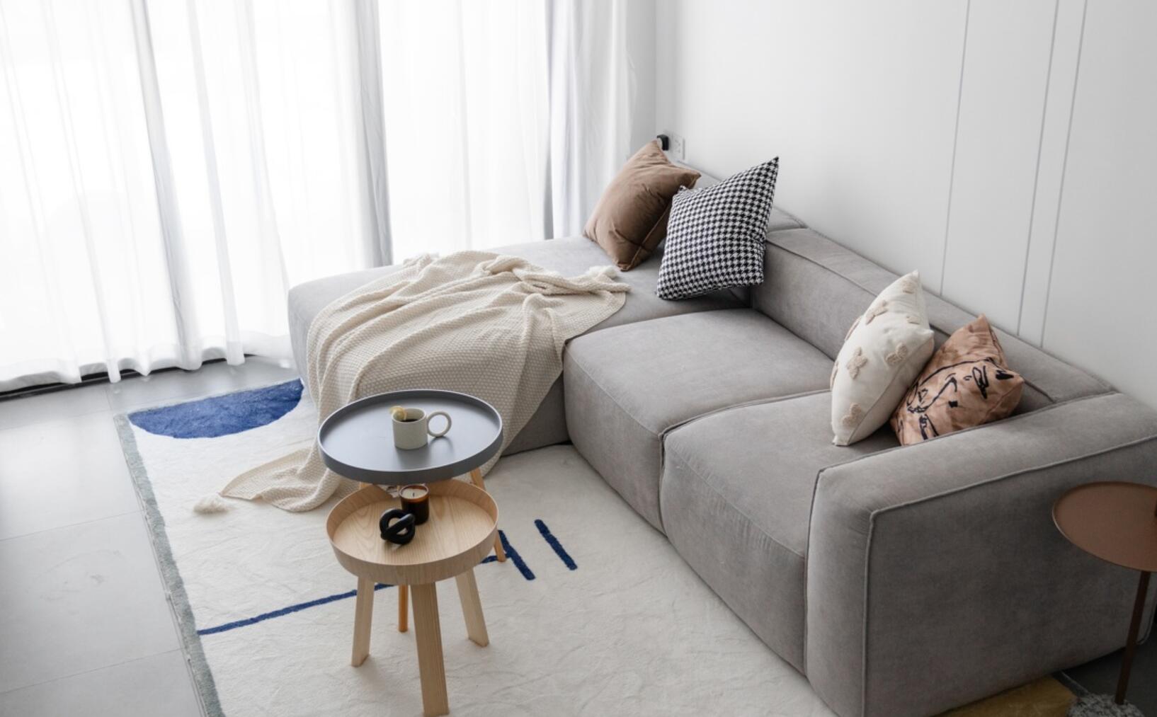 越简单越高级,她89㎡新家就算刷大白,也照样有藏不住的质感