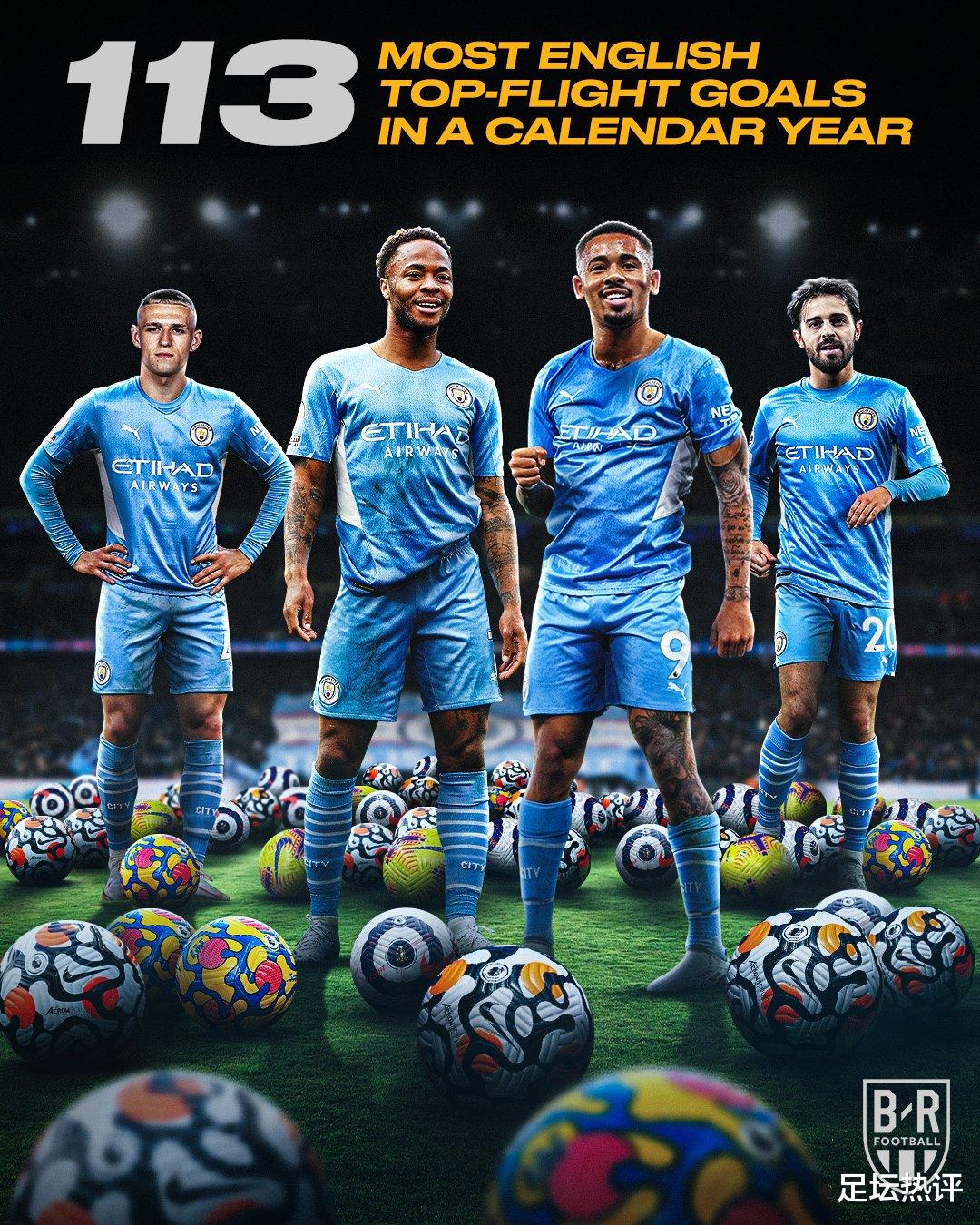 曼城|恐怖！曼城一年贏下53場(chǎng)比賽，英超成績(jī)刷爆頂級(jí)聯(lián)賽紀(jì)錄