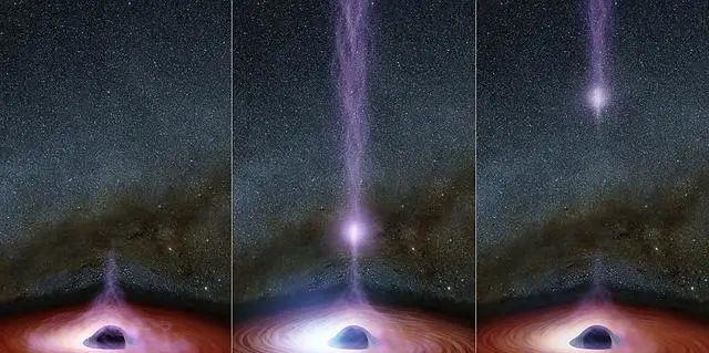 黑洞 人类首次发现黑洞背面，它是什么样子呢？科学家：爱因斯坦说对了