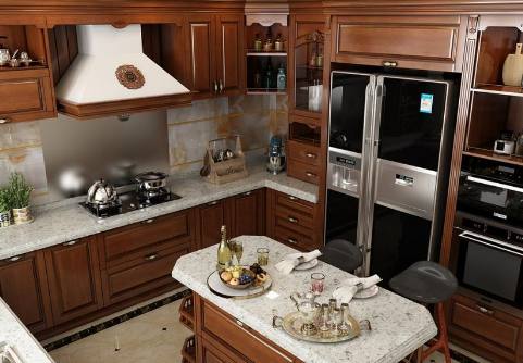 |现在都流行大理石灶台装修，推荐几款好看的厨房大理石装修效果图