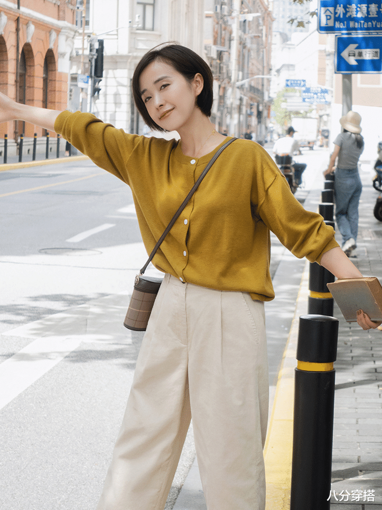 八分穿搭 针织衫怎么穿出新意？从选款和搭配入手，让你从路人变女神