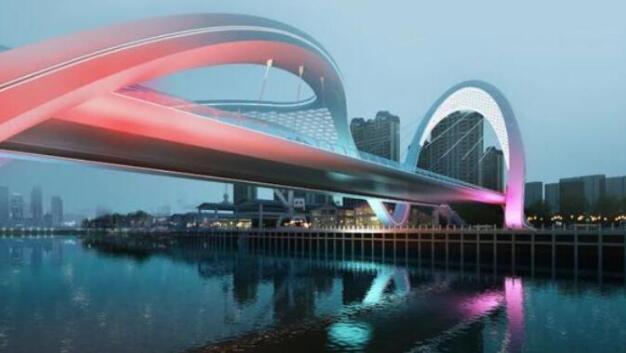 先生说生活事 广东建一座大桥，采用“粤舞逐月”方案，或将成江门一座地标建筑