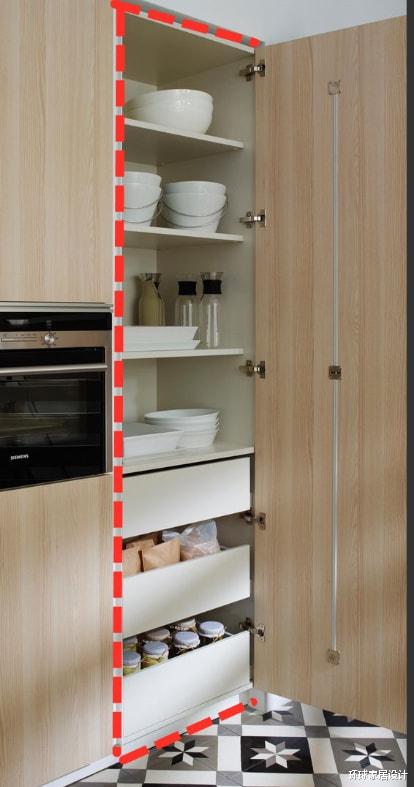厨房别忘了预留这\30cm\,想好用、台面整洁,储物量增加全靠它
