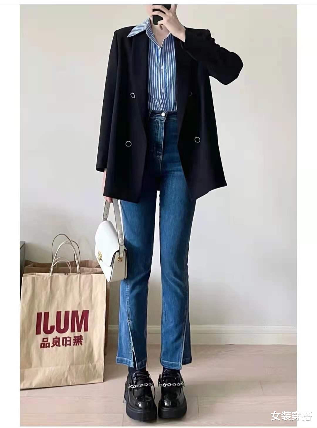 女装穿搭|初秋牛仔裤怎么搭配上衣好看