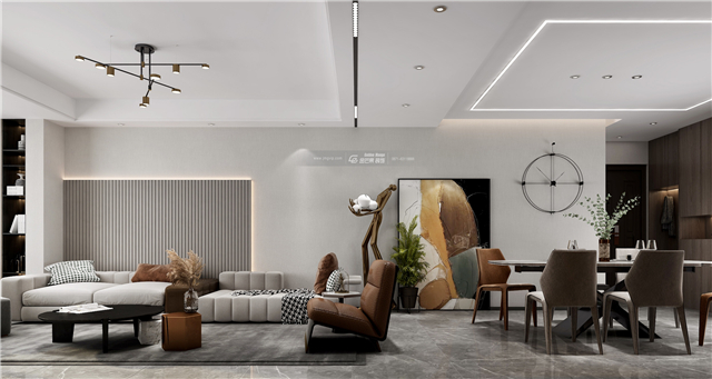 红星天铂131m2现代风格：实用又好看，怪不得这么多人都喜欢