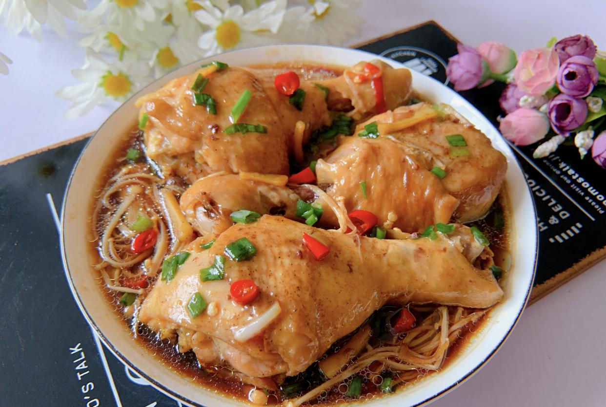 金针菇|减肥期间最爱吃的菜,无油无水,鲜嫩多汁,大口吃肉不长肉!