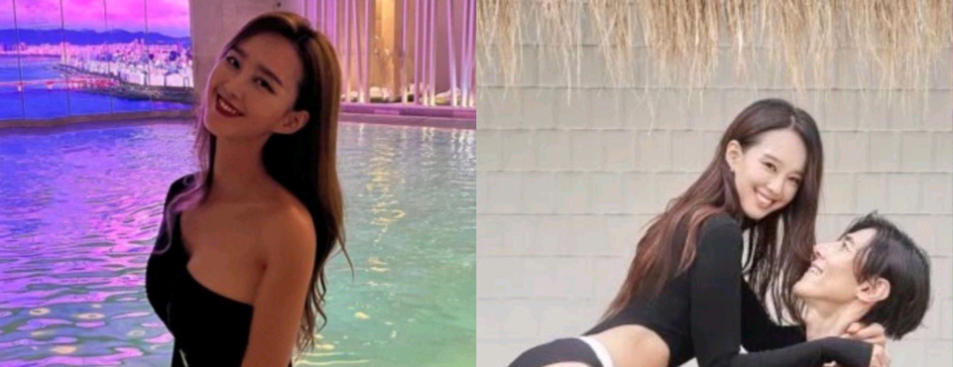 酒吧|韩女演员池素妍丢下丈夫，穿着无绳游泳服，出现在酒店的酒吧