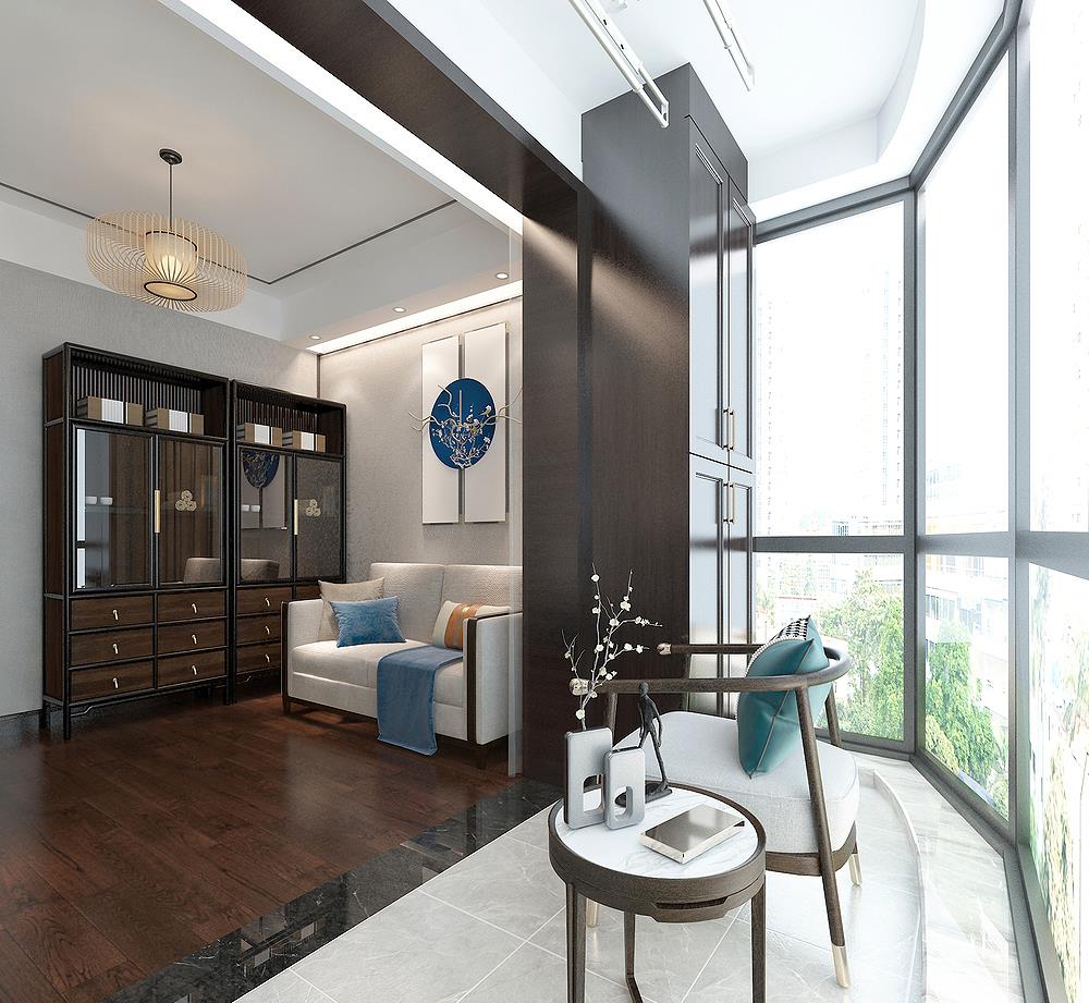 新帝雅|参观一家上海业主的新房装修,新中式风装修出了特色,客厅很惊艳