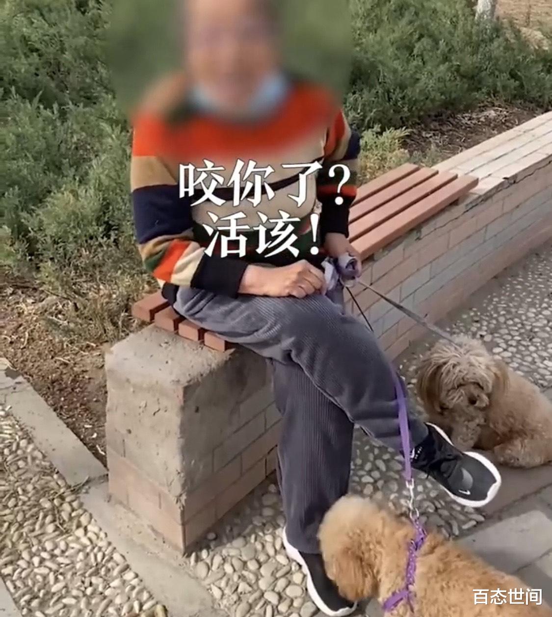 百态世间 北京一老太遛狗不牵绳，反怼驱狗女子：你要不来北京，它会咬你吗