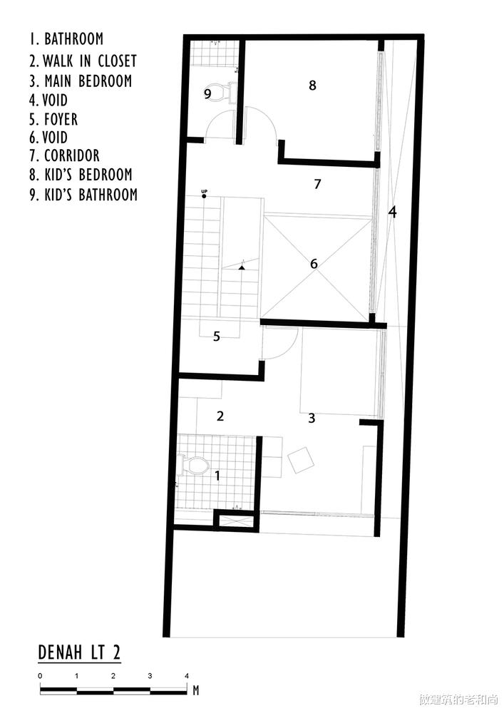 做建筑的老和尚 6X15m的地块怎么设计住宅？看看这个住宅你就知道了