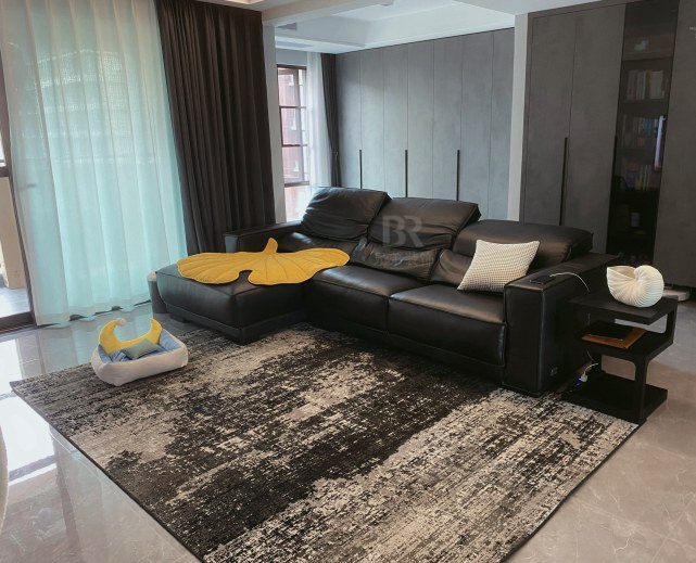 |109平简约现代风拆除客厅后的书房，开阔空间尺度放大视觉感