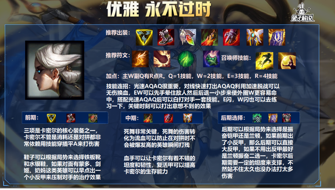 金泰相|英雄联盟手游人生导师卡蜜尔教你对线如何细节又不失优雅的拉扯