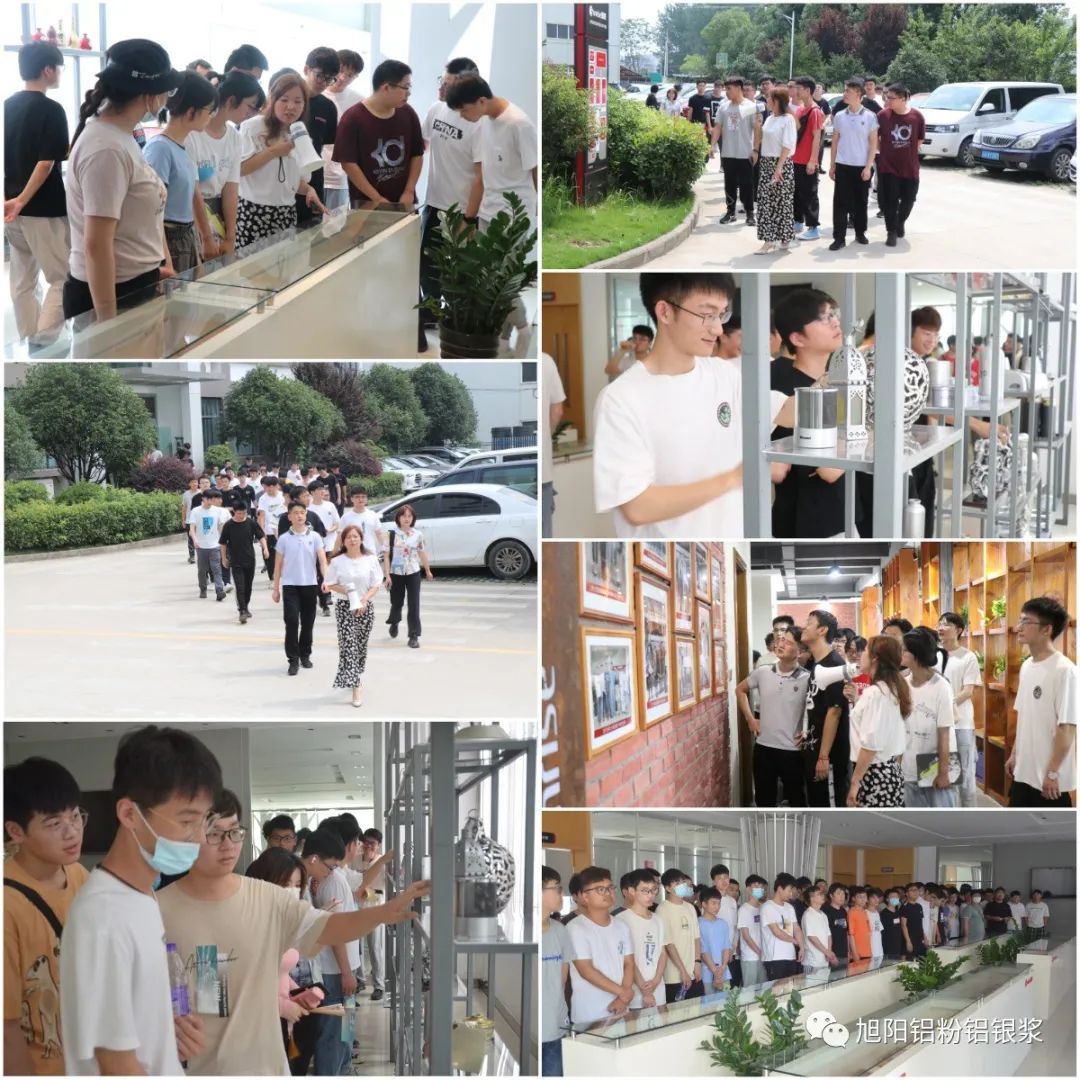 颜彩小姐|【校企合作】合肥学院18级及19级无机非金属和粉体专业学生参观旭阳总部！