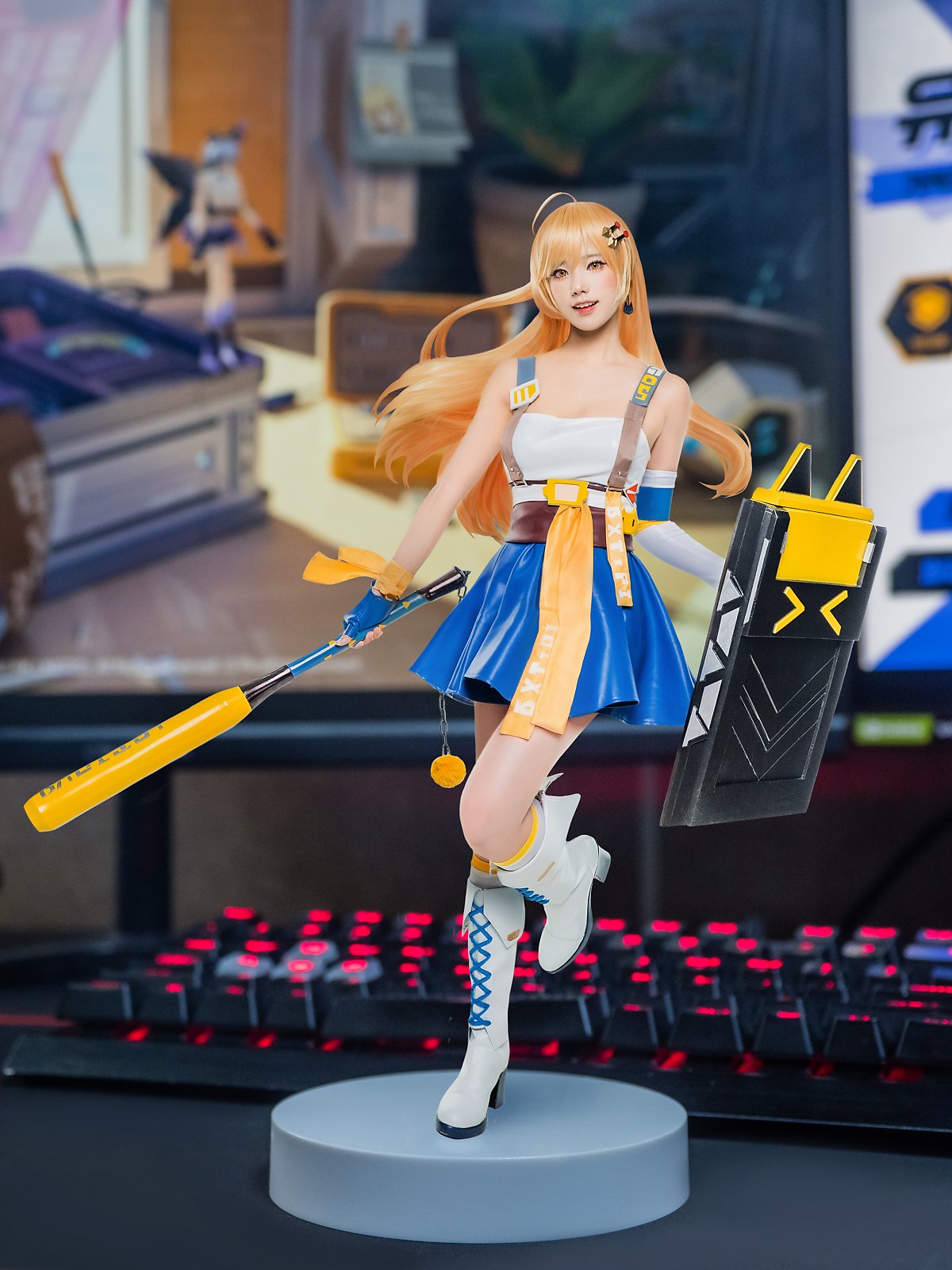 yuki|高能手办团奇迹少女优纪(yuki)cosplay,活力四射,一个小而惊人的