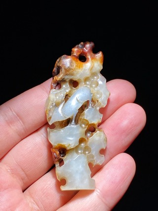 和田玉籽料|元 和田玉籽料 秋山玉 挂件把件