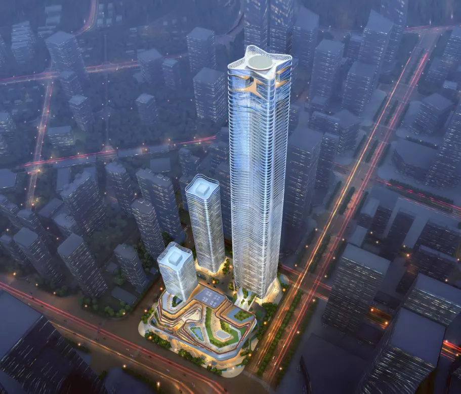 别墅|428米！昆明第一高“绿地东南亚中心”公示，建筑呈现“花”形