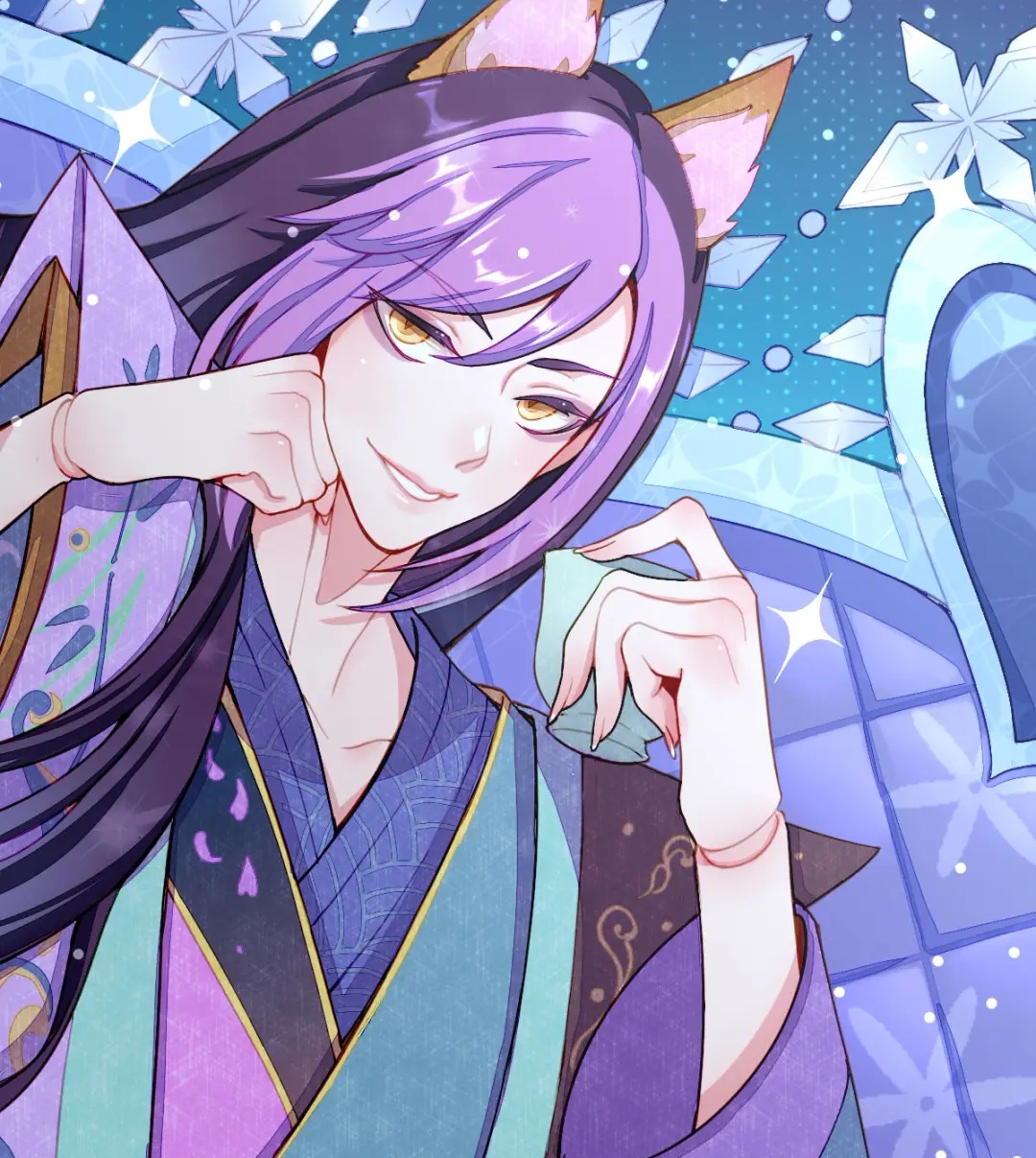 冰公主|叶罗丽：冰公主来到人间，颜爵化身霸道总裁，两人身高差太大了