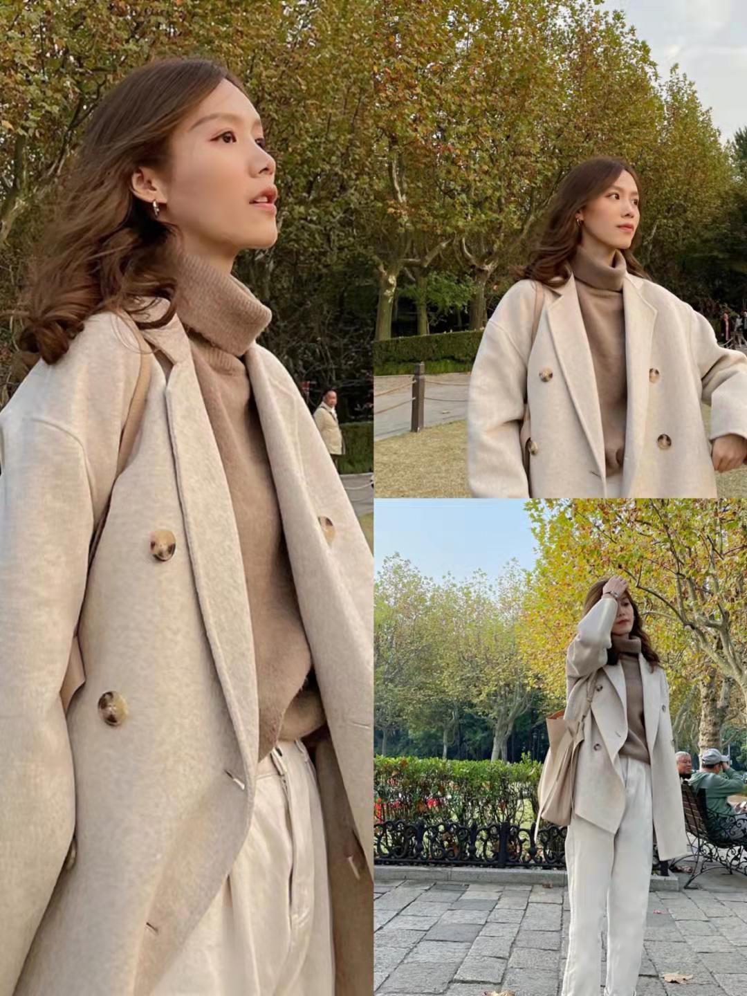 江南小蚂蚁 秋冬穿大衣不知道选啥颜色?看这三种高级色,提升气质杠杠的