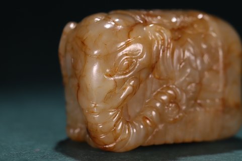 大象|回流 和田玉大象雕件