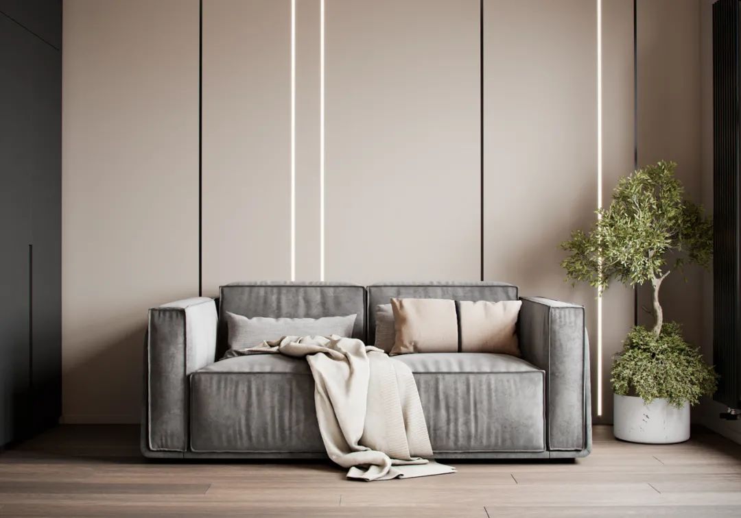 室内空间设计师:高级灰+胡桃木,不一样的视觉盛宴!