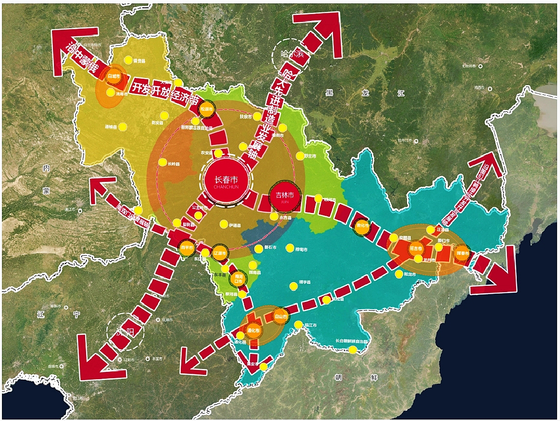 麻城漫谈 我国东北第三大省，将建设一圈三区四轴，打造区域经济增长极