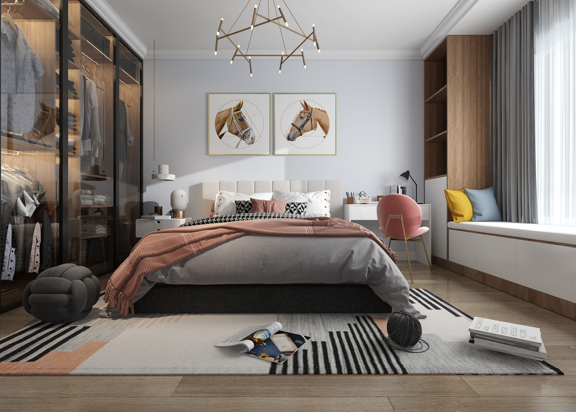 |【鲁班装饰】天籁郡120㎡现代轻奢风，大方利落