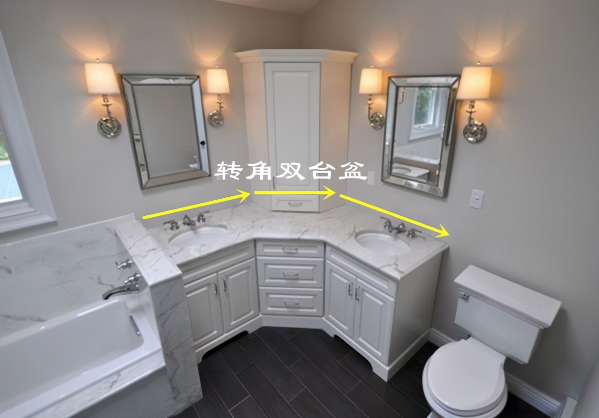 这6㎡卫生间太会利用空间了,设计完活动空间变大,储物也变多