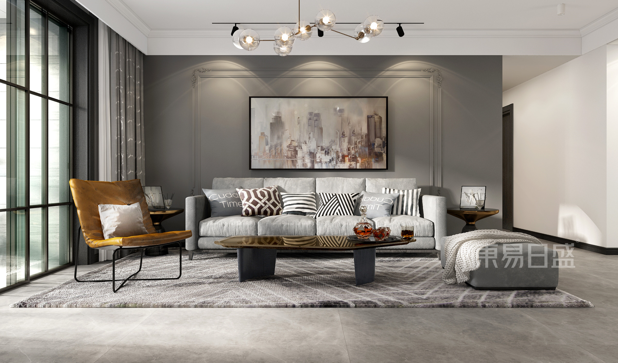 东易日盛石家庄|富有艺术感的现代风，高级感翻倍