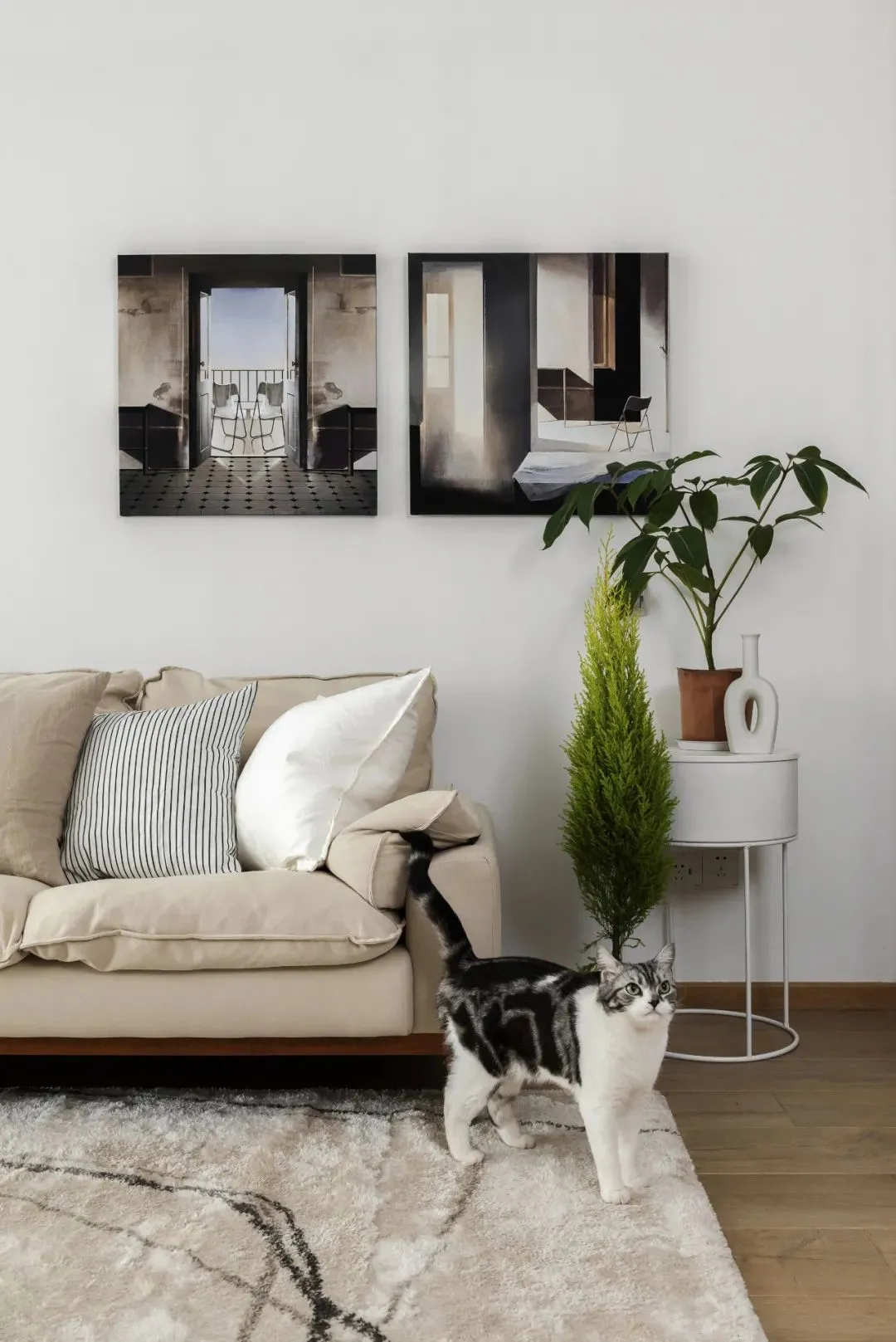 85㎡精装改造，慵懒温暖的阳光原木宅