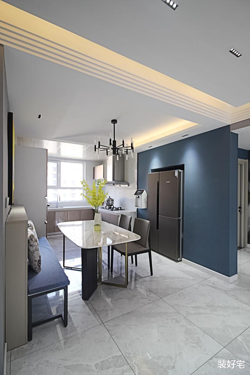 设计师|150平的现代三口之家，南北通透采光充足，时尚和舒适同时兼顾