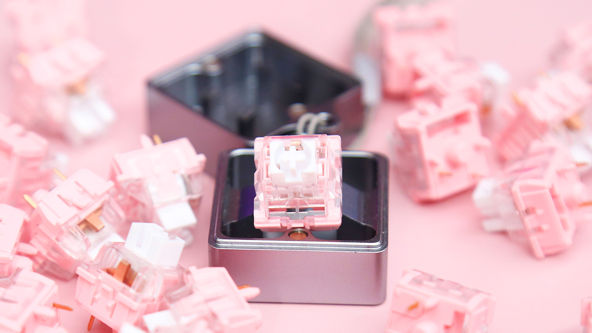 達爾優|達爾優Q糖軸圖賞簡評：粉白甜糖